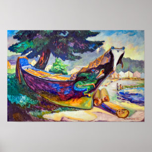 Indianisches Kriegskanu Emily Carr Poster