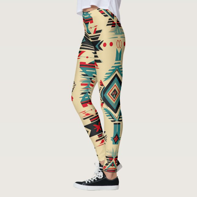 Indianisches Muster Leggings (Links)