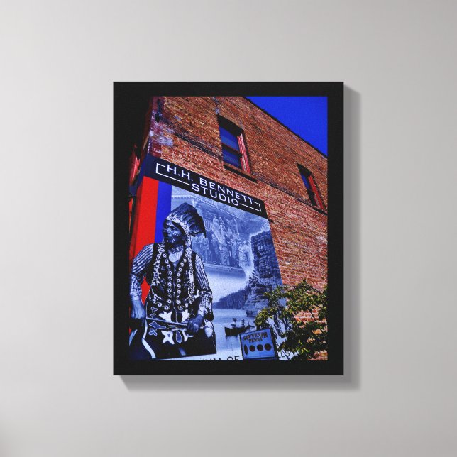 Indianisches Zeichen Leinwanddruck (Vorderseite)