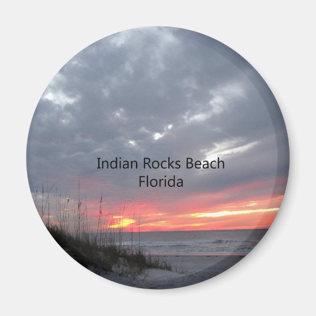 INDIANROCKSBEACHworte Magnet (Vorne)