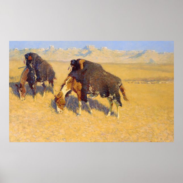 Indians Simulating Buffalo Poster (Vorne)