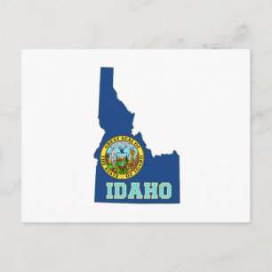 Indicateur D'État En Forme De Carte Idaho