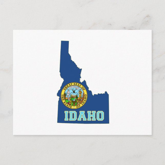 Indicateur D'État En Forme De Carte Idaho (Devant)