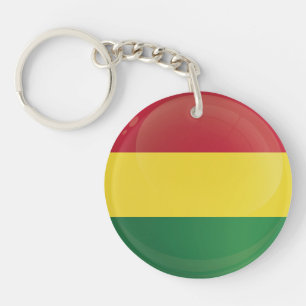 Indicateur d'icône ronde de Bolivie