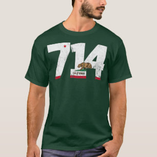 Indicatif régional 714 Anaheim California TShirt 5