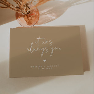 INDIE Bohemian Earth Toned Mariage Livre d'or