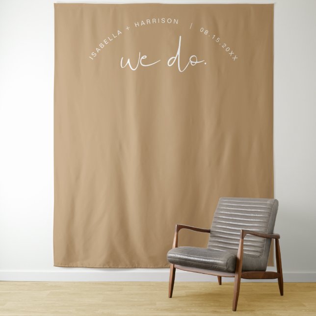 INDIE Boho Earth Toned Backdrop Tapestory Wandteppich (Beispiel)