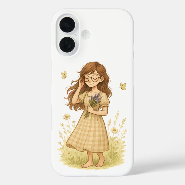 Indie in Bloom iPhone Case - Kernästhetik (Rückseite)