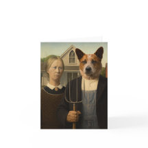 Indie-Kunst-Grußkarte