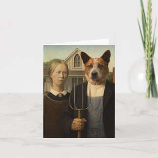 Indie-Kunst-Grußkarte Karte