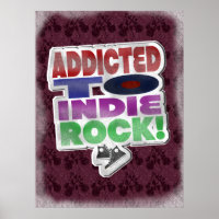 Indie Rock Addict Epic Fun Music Slogan