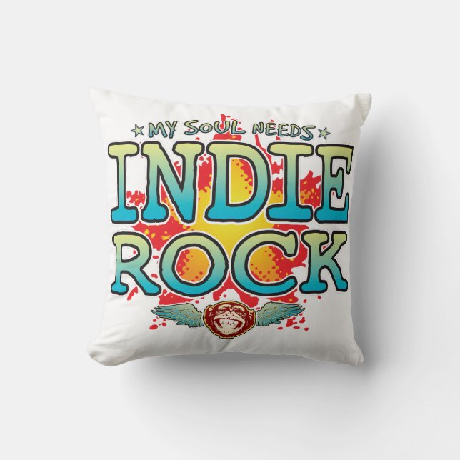 Indie Rock Soul Cushion Kissen (Vorderseite)