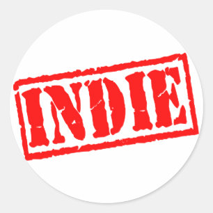 Indie Runder Aufkleber