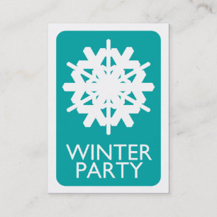 Indie-Winter-Party Visitenkarte