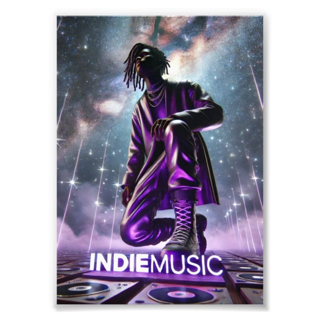 indieMusic Lila-1 Fotodruck (Vorne)