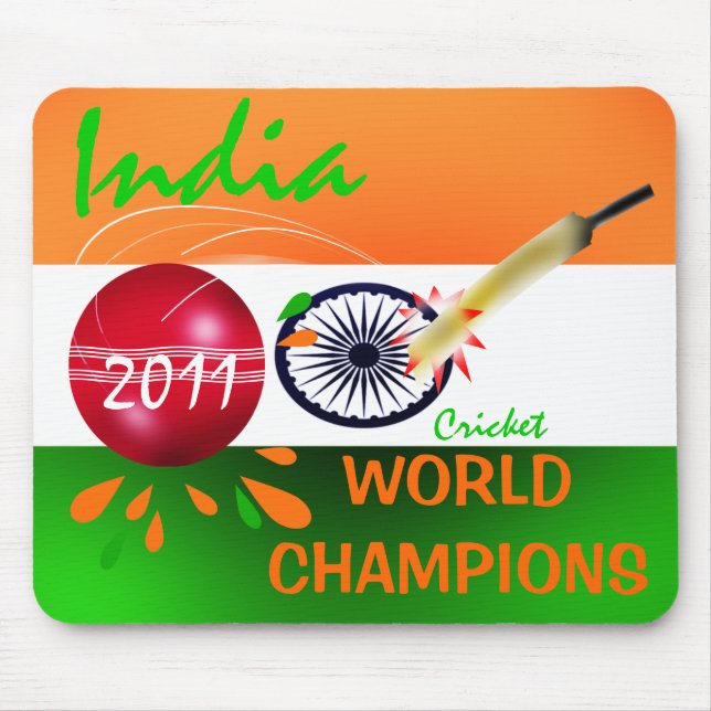Indien 2011 Weltmeisterschaft des Kricket-ICC kaut Mousepad (Vorne)