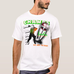 Indien 2011 Weltmeisterschaft des Kricket-ICC kaut T-Shirt