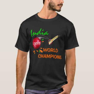Indien 2011 Weltmeisterschaft des Kricket-ICC T-Shirt