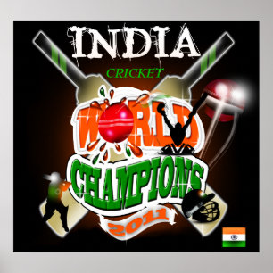 Indien 2011 Weltmeisterschaft-Meister des Poster