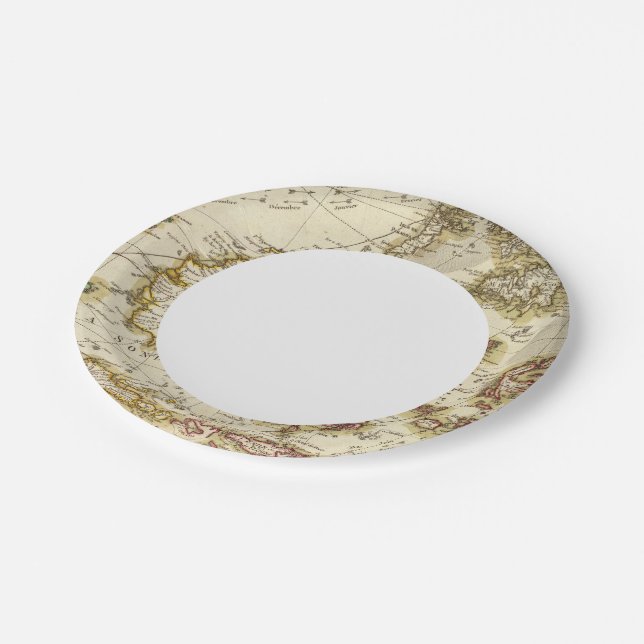 Indien 3 pappteller (Schrägansicht)