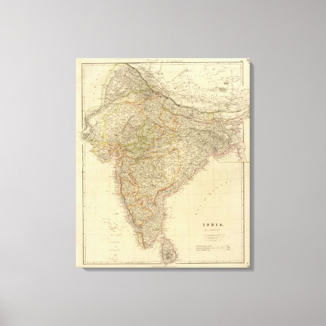 Indien 6 leinwanddruck (Vorderseite)
