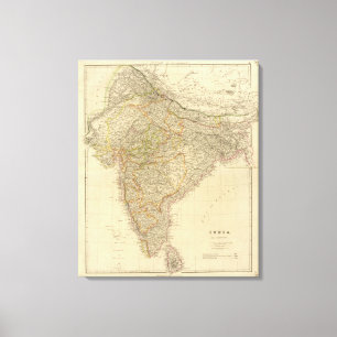 Indien 6 leinwanddruck