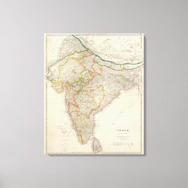 Indien 7 leinwanddruck (Vorderseite)