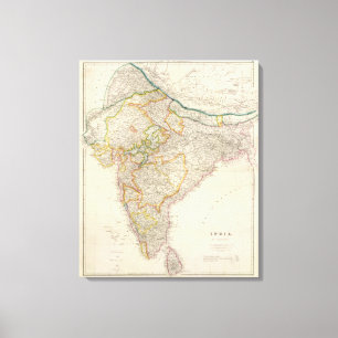 Indien 7 leinwanddruck