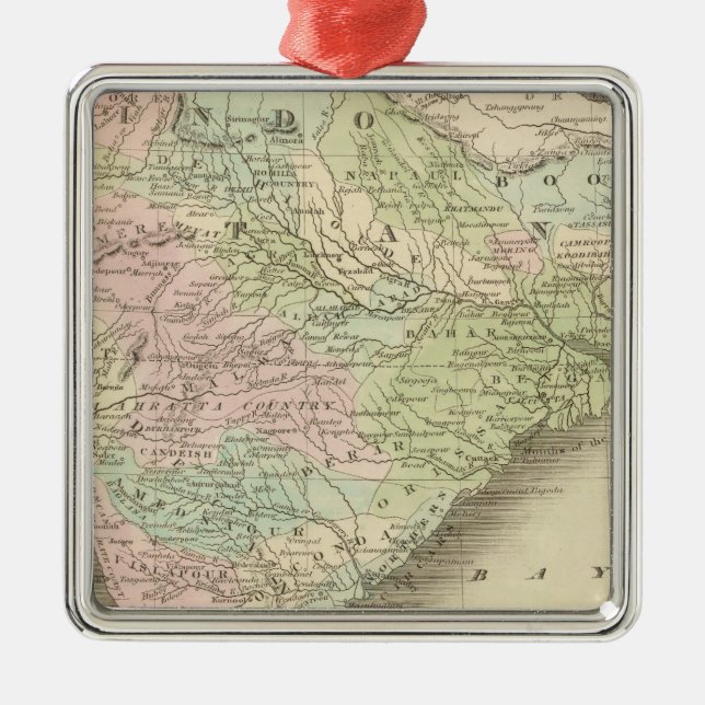 Indien 9 ornament aus metall (Vorne)