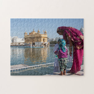 Indien Amritsar Golden Temple. Jigsaw Puzzle