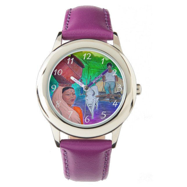 Indien Armbanduhr (Vorderseite)