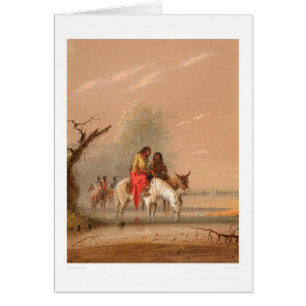 Indien arrosant leurs bâtis (1068A)