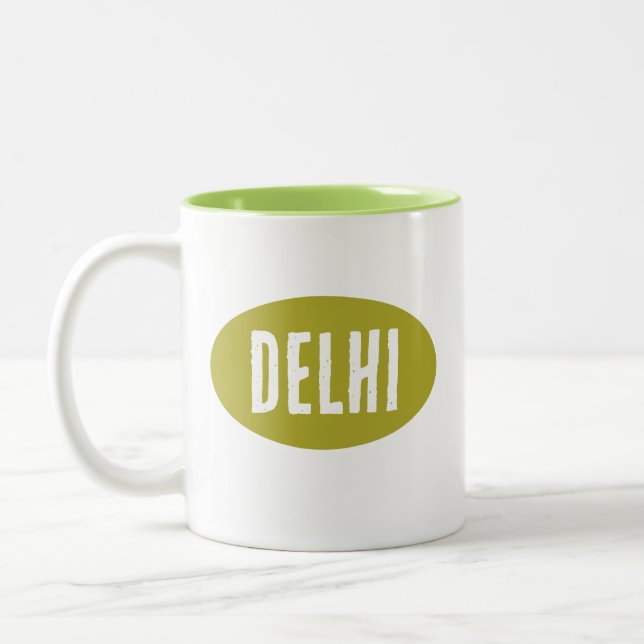 Indien Beautiful Green Dehli Tasse (Links)