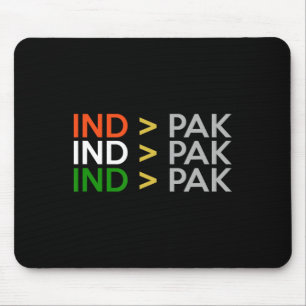 Indien besser als Pakistan indisches Cricket-Triko Mousepad