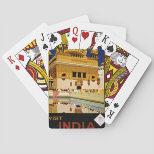 Indien besuchen spielkarten