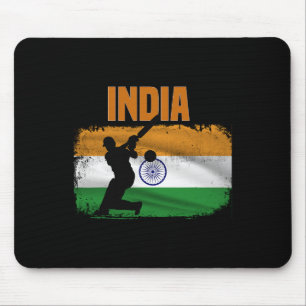 Indien Cricket Anhänger Indische Cricket Fans Indi Mousepad