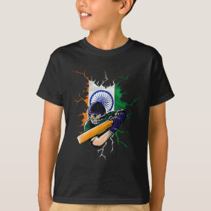 Indien Cricket National Fans Team Trikot Geschenke T-Shirt
