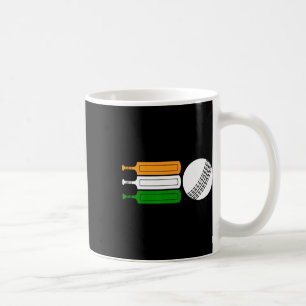 Indien Cricketspieler Ll Indische Flagge Cricket-T Kaffeetasse