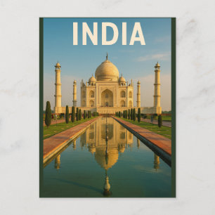 Indien – Das majestätische Taj Mahal Postkarte