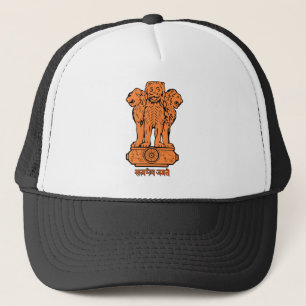 Indien-Emblem-Hut Truckerkappe