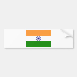 Indien-Flagge Autoaufkleber