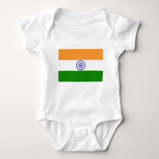 Indien-Flagge Baby Strampler