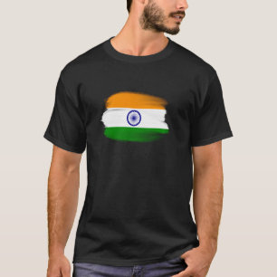 Indien Flagge Indische Cricket Geschenke Urlaub Cr T-Shirt