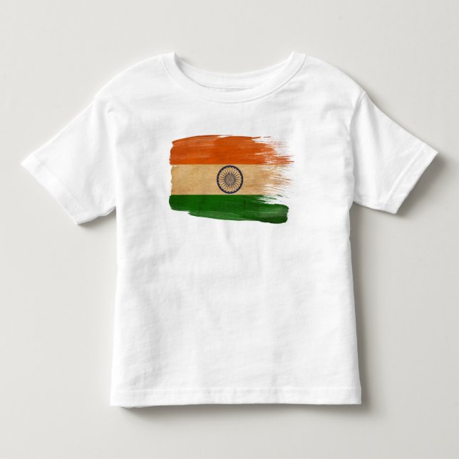 Indien-Flagge Kleinkind T-shirt (Vorderseite)