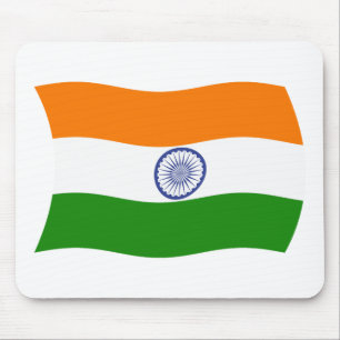 Indien Flagge Mauspad