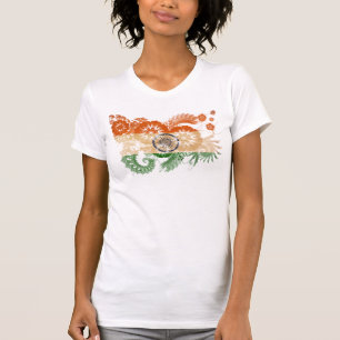 Indien-Flagge T-Shirt