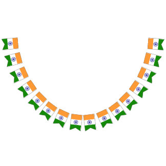 Indien-Flagge Wimpelkette
