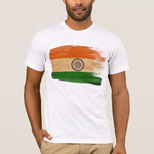 Indien-Flaggen-T - Shirt