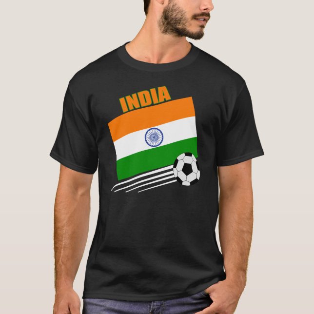 Indien-Fußball-Team T-Shirt (Vorderseite)