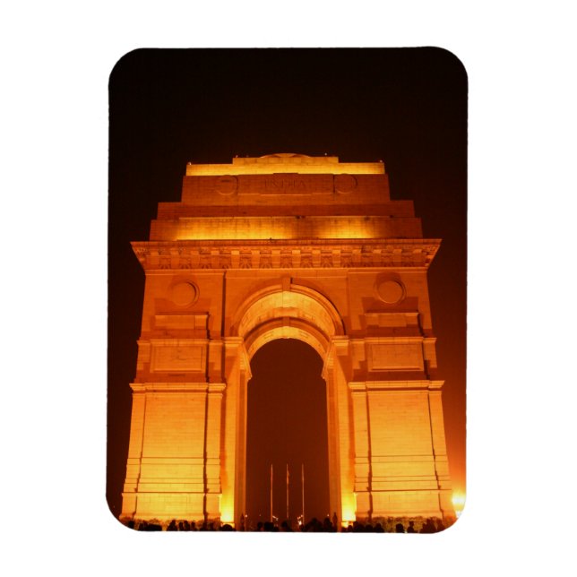Indien Gate Delhi Indien Magnet (Vertikal)